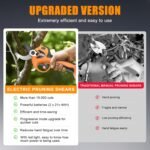 8605PRO Akku Astschere, 40mm Professionelle Elektrische Gartenschere, 1050W 2x21V 4A Akku Baumschere