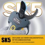 Akku-Astschere 50MM - Elektrische Gartenschere für Gärten, Äste & Obstbäume, Kompatibel mit Makita 18V Akku (ohne Akku & Ladegerät, nur PR-E50 Maschinenkörper)