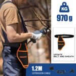 SWANSOFT 8605 Akku Astschere, 40mm Akku Gartenschere, 1050W 21V 2A Progressive Elektrische Astschere für Olivenbäume, Weinberg