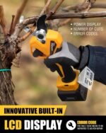 [All-Purpose Flagship Model] SWANSOFT PRU40 Battery Pruning Shears, 40 mm, 21 V, 1050 W, 4 Ahx2 Secateurs, Powerful Electric Garden Shears for Precise Tree Pruning, Rose Cuttings and Vines