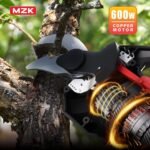 MZK 20V Battery Operated Cordless Electric Pruning Shears Range up to 12ft Pruning Shears with Rechargeable Battery, 1.2" Cutting Diameter (Battery and Charger Included)