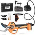 8605PRO Akku Astschere, 40mm Professionelle Elektrische Gartenschere, 1050W 2x21V 4A Akku Baumschere