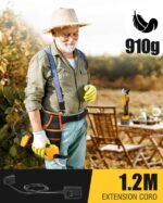 [All-Purpose Flagship Model] SWANSOFT PRU40 Battery Pruning Shears, 40 mm, 21 V, 1050 W, 4 Ahx2 Secateurs, Powerful Electric Garden Shears for Precise Tree Pruning, Rose Cuttings and Vines