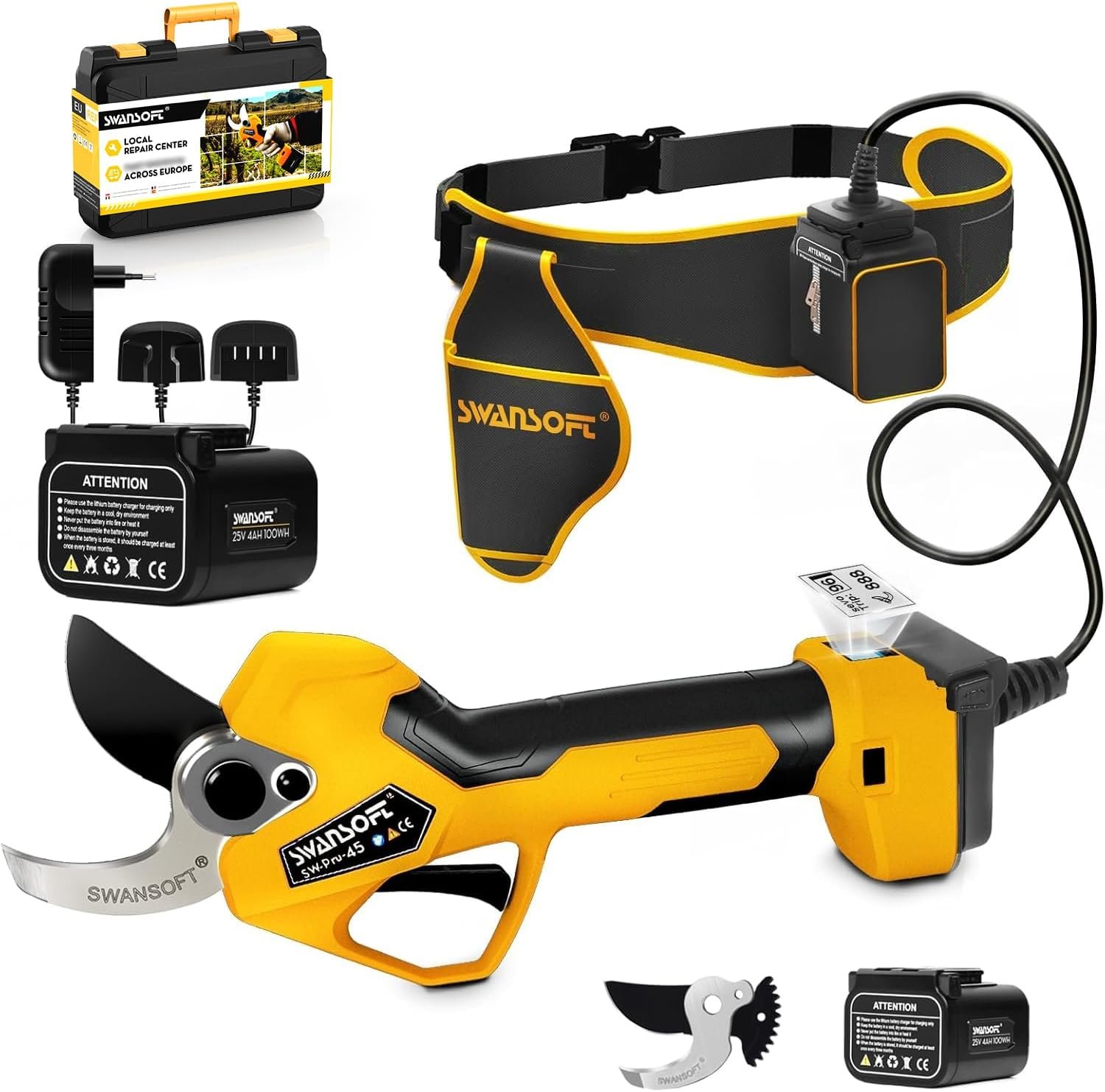 71qu2vsB1VL._AC_SL1500 SWANSOFT PRU45 Electric Pruning Shears