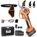 8605PRO Akku Astschere, 40mm Professionelle Elektrische Gartenschere, 1050W 2x21V 4A Akku Baumschere