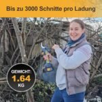 Akku-Astschere 50MM - Elektrische Gartenschere für Gärten, Äste & Obstbäume, Kompatibel mit Makita 18V Akku (ohne Akku & Ladegerät, nur PR-E50 Maschinenkörper)