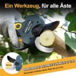 Akku-Astschere 50MM - Elektrische Gartenschere für Gärten, Äste & Obstbäume, Kompatibel mit Makita 18V Akku (ohne Akku & Ladegerät, nur PR-E50 Maschinenkörper)