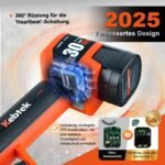 Kebtek Professionelle Akku Astschere 2025 NEU, 16.8V 30mm Elektrische Gartenschere 2x2500mAh Batterien 8-10H Laufzeit Sicherheitsschalter, Gartenschere Heavy Duty für Baum, Ast & Rose