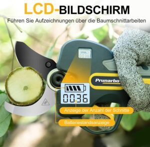 Akku-Astschere 50MM - Elektrische Gartenschere für Gärten, Äste & Obstbäume, Kompatibel mit Makita 18V Akku (ohne Akku & Ladegerät, nur PR-E50 Maschinenkörper)
